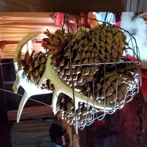 💥SOLD💥Antique wire farm basket